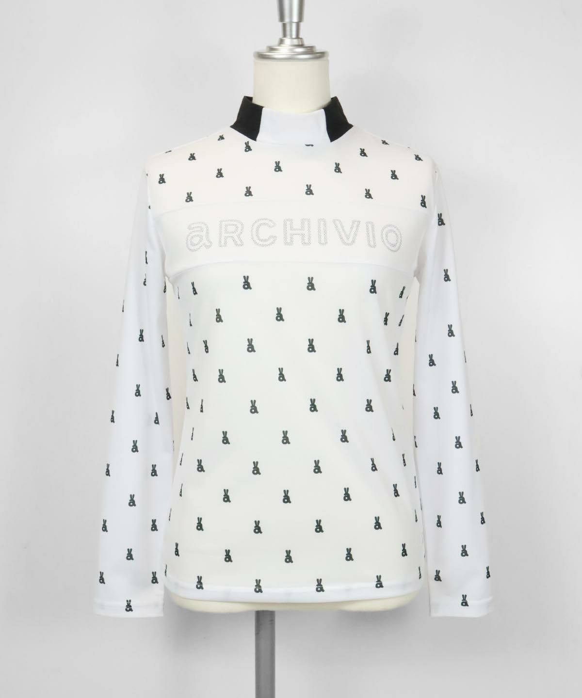 ウサロゴドットUV速乾プルオーバー(ホワイト)