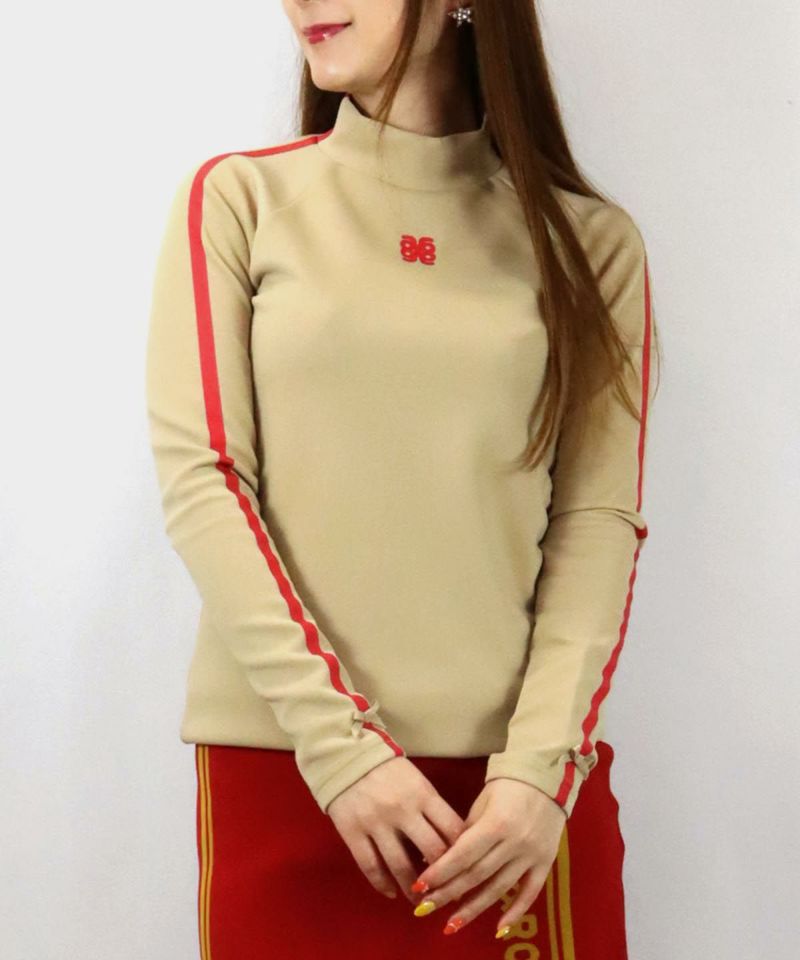 美品archivioアルチビオ ロゴ総柄ハイネックシャツ40 archivio - coco 未使用品 アルチビオ archivio レディース