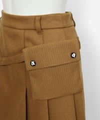 【新品未使用】archivio プリーツスカート ポーチ付き ポシェット付きサイドプリーツスカート|アルチビオ - ゴルフ