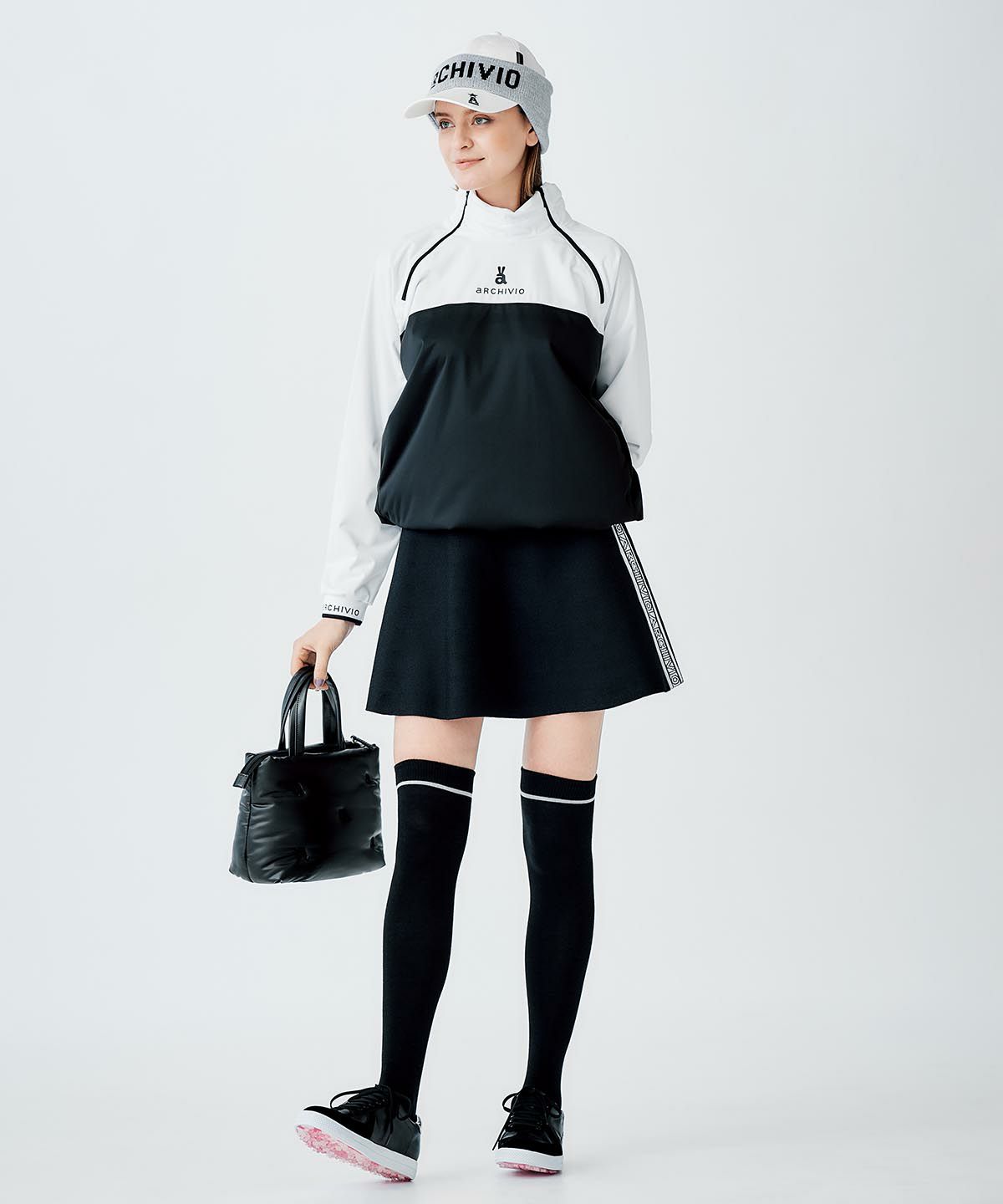 撥水保温配色プルオーバー|アルチビオ - ゴルフウェアや婦人服通販