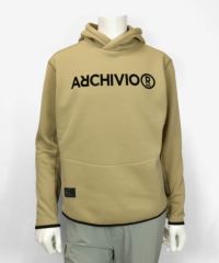サイズ：46 ARCHIVIO アルチビオ 2024年モデル 裏フリース 長袖パーカー  グリーン系 [240101446935] ゴルフウェア メンズ ストスト サイズ：46 ARCHIVIO アルチビオ 2024年モデル 裏フリース 長袖