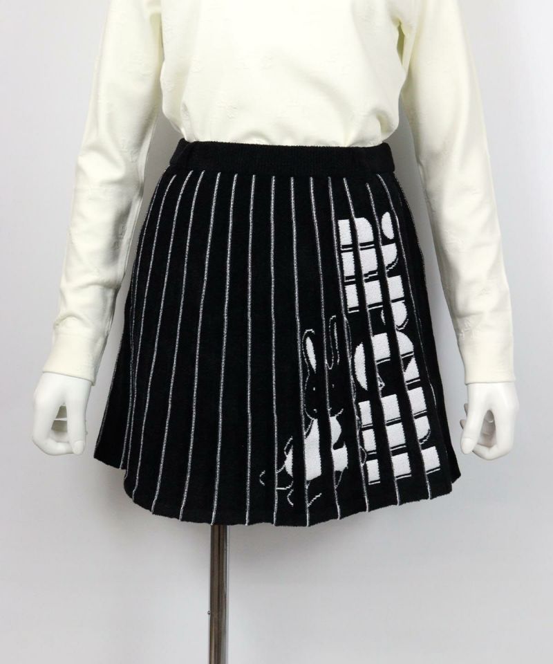 archivio ストライプ黒スカート 36 archivio ストライプ黒スカート 36