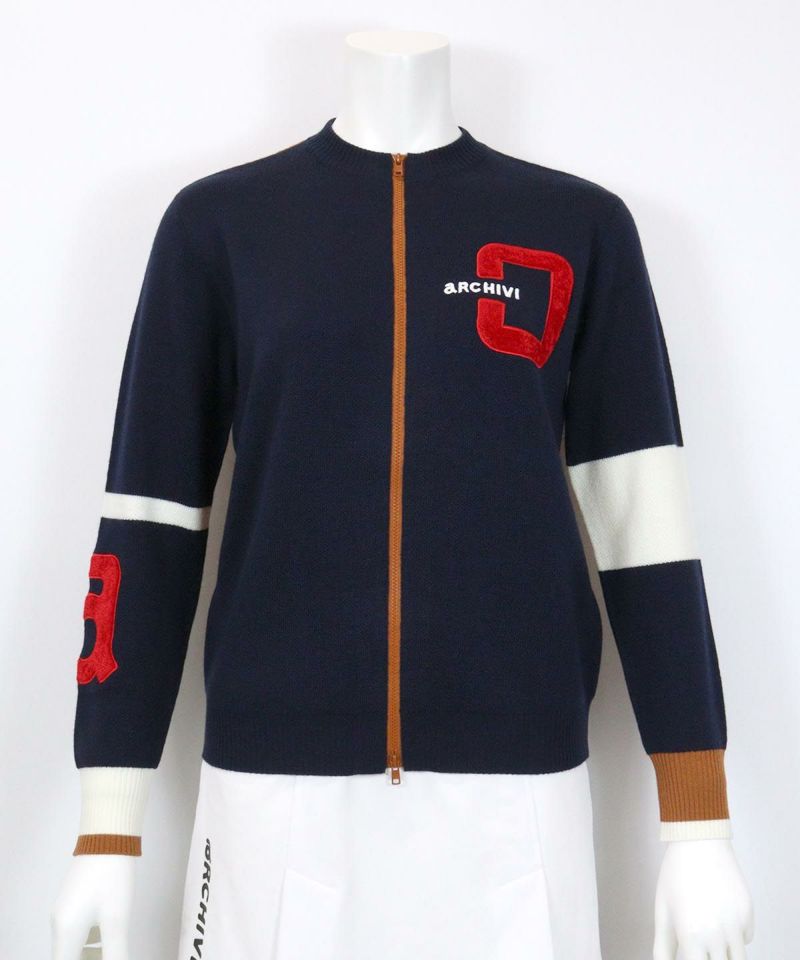 アルチビオ　パーカー秋冬 ウール混配色ジップブルゾン|アルチビオ - ゴルフウェアや婦人服通販
