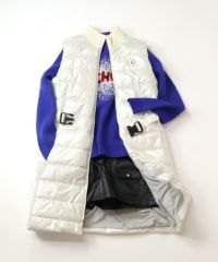 メタリックキルト保温ベスト|アルチビオ - ゴルフウェアや婦人服通販