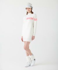 archivio - coco 中古 アルチビオ archivio レディース ワンピース 38(M) 白 ホワイト ノースリーブ ニット Vネック 裏地付き archivio - coco 中古 アルチビオ archivio レディース