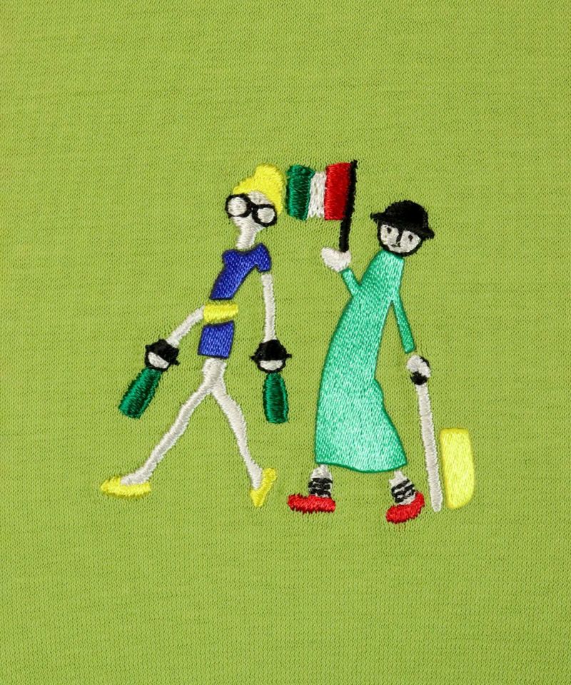 オンラインストア・店舗限定商品】コットン100％UV冷感刺繍プル