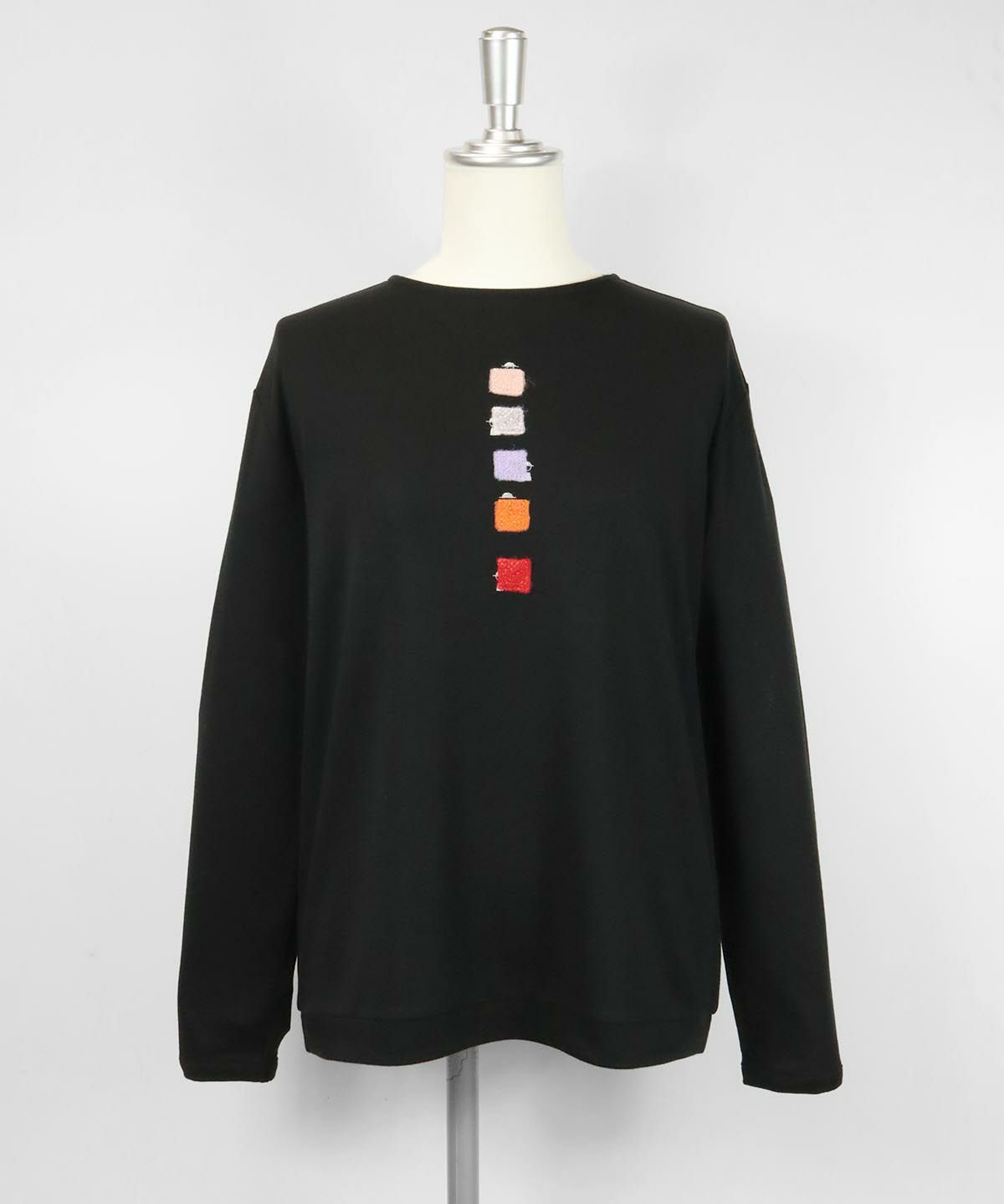 スクエア刺繍長袖プルオーバー|スタジオピッコーネ - ゴルフウェアや 