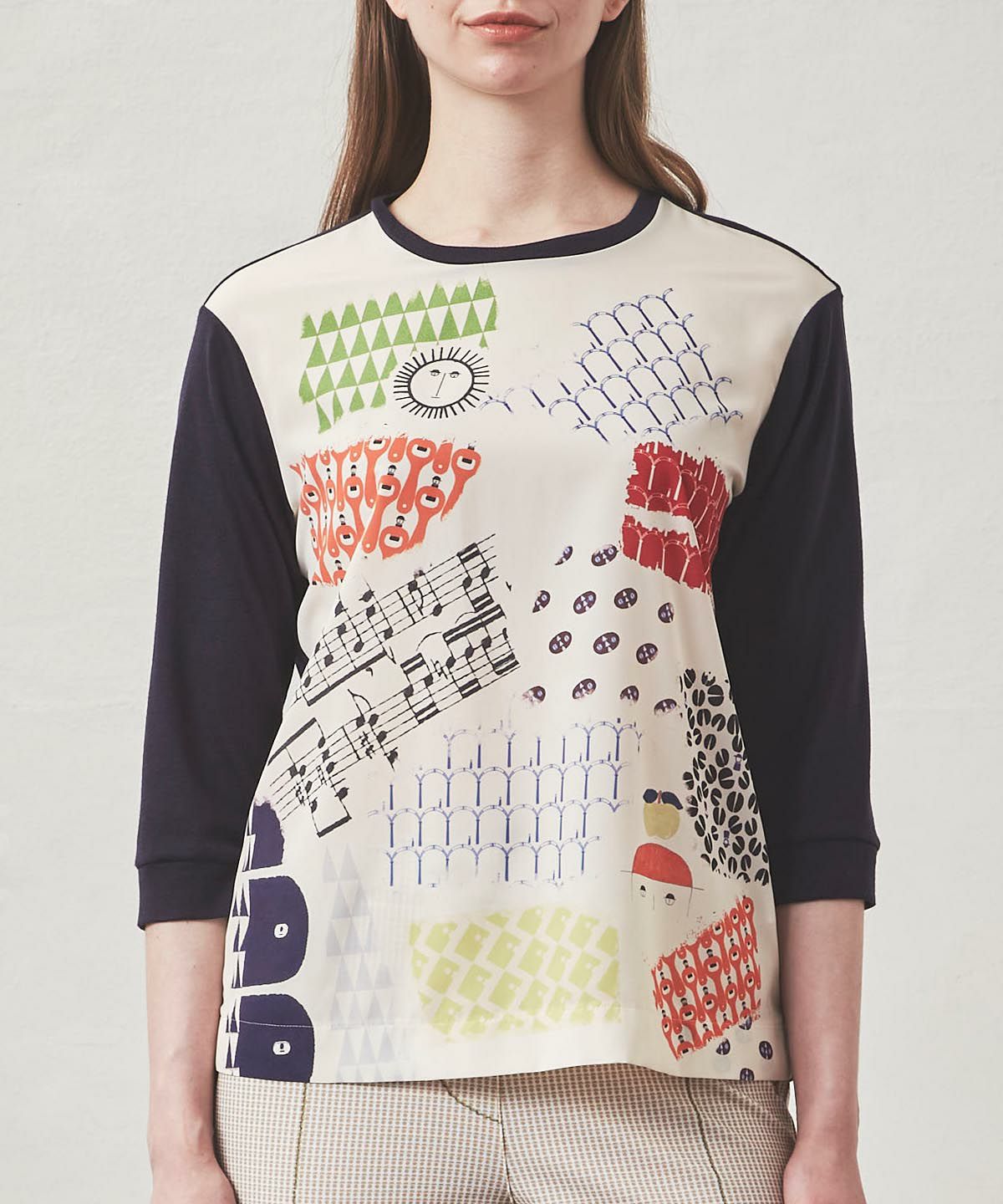 新品未使用！ピッコーネチュニック丈プルオーバー42 Picone CLUB（ピッコーネクラブ） tシャツ UV冷感チュニック丈プル