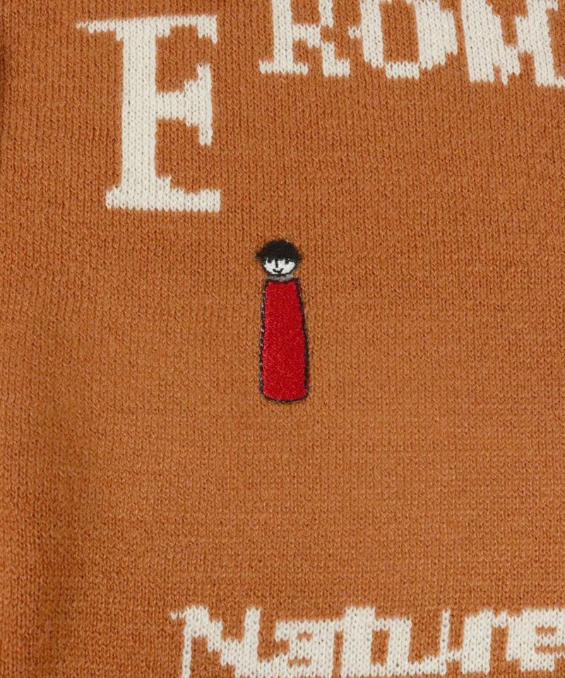 刺繍部分（ブラウン）