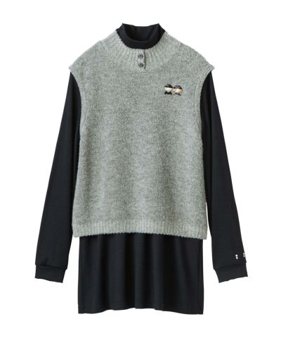 B608 PICONE ピッコーネ チュニック サイズM グレー レディース