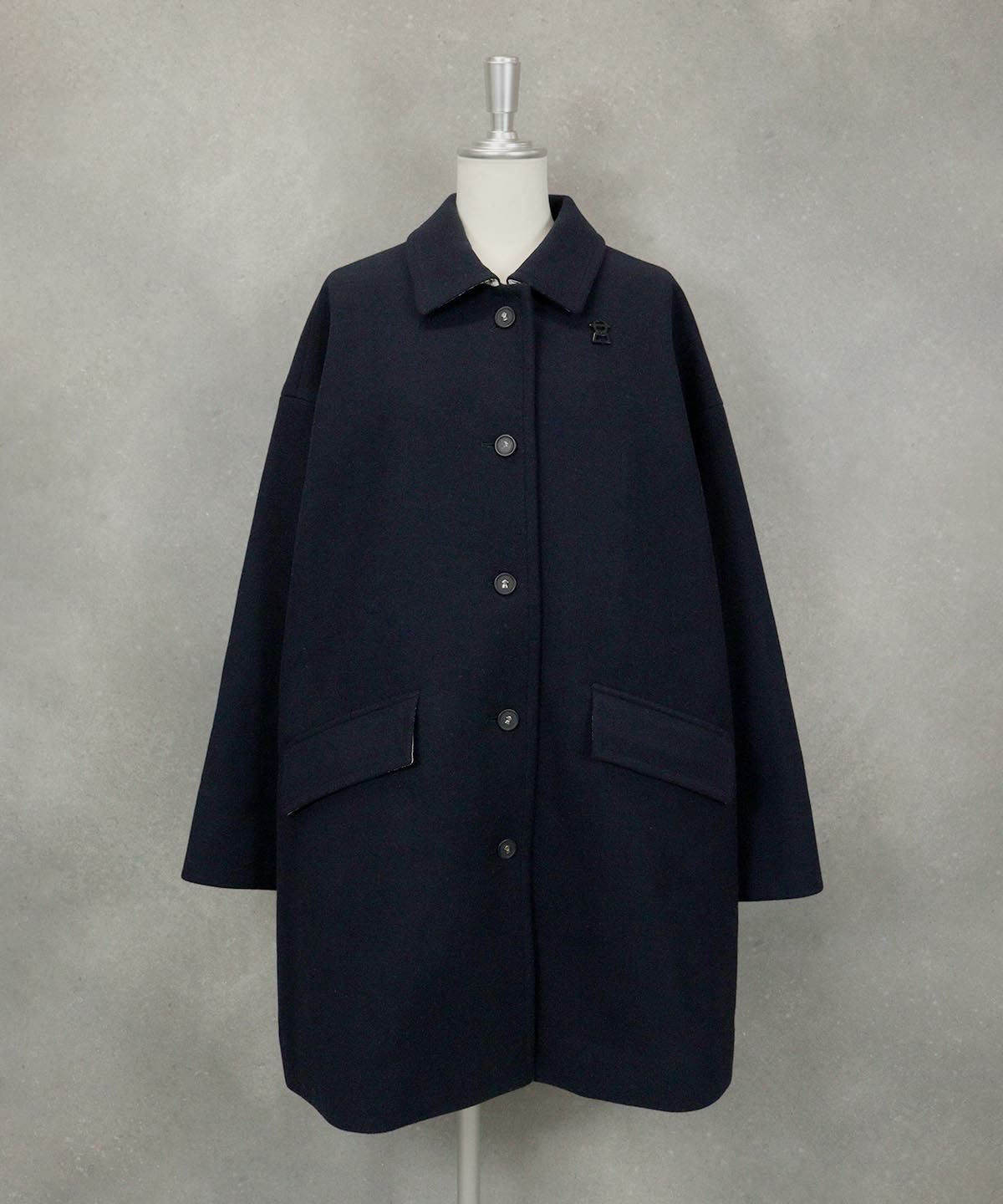 ウール混襟付きコート|スタジオピッコーネ-アウトレット- - ゴルフ