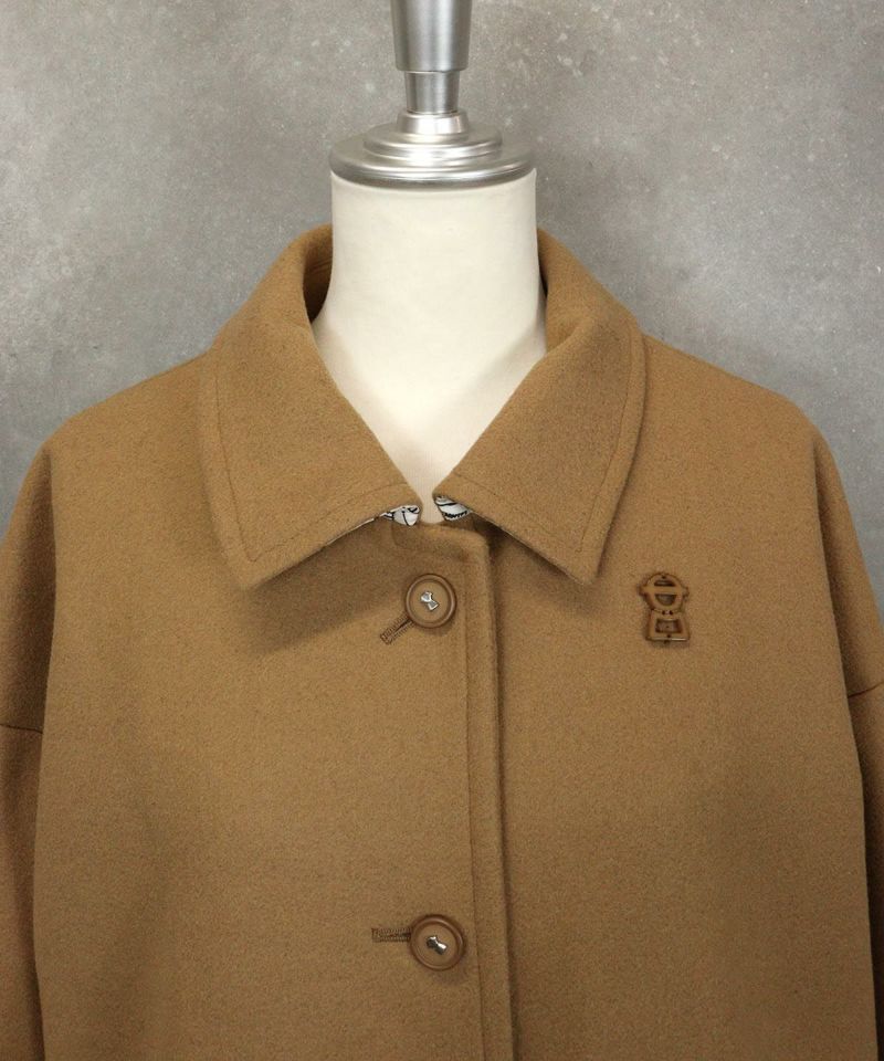 ウール混襟付きコート|スタジオピッコーネ-アウトレット- - ゴルフ