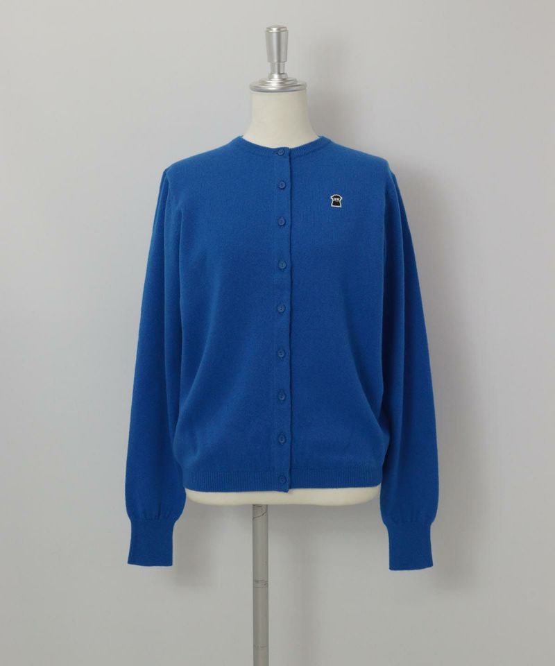 Ballantyne 100%カシミヤ カーディガン 38 水色 バランタイン カシミア100% カーディガン バランタイン