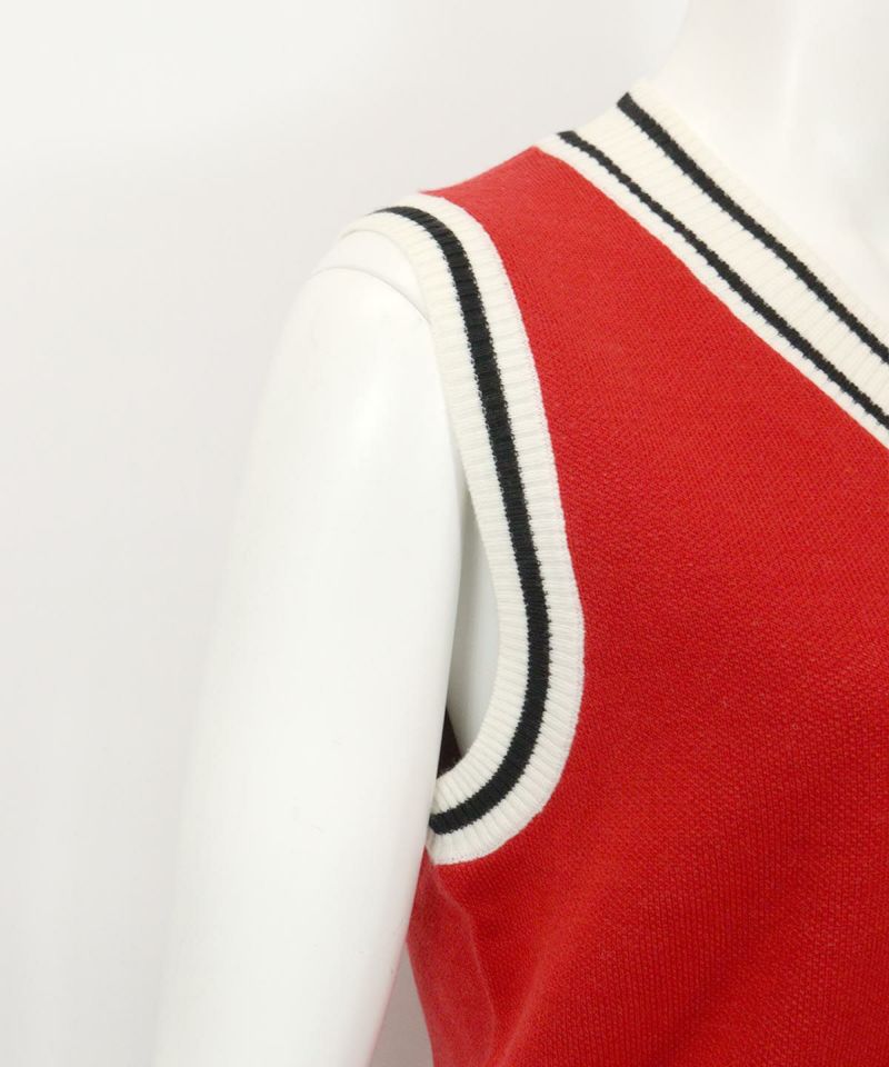 リブライン保温ニットベスト|アルチビオ-アウトレット- - ゴルフウェア