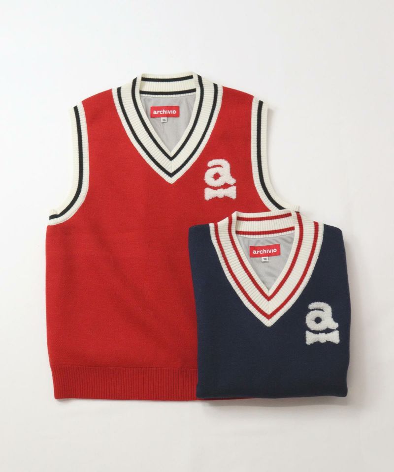 アルチビオ　★　ニットベスト リブライン保温ニットベスト|アルチビオ-アウトレット- - ゴルフウェア