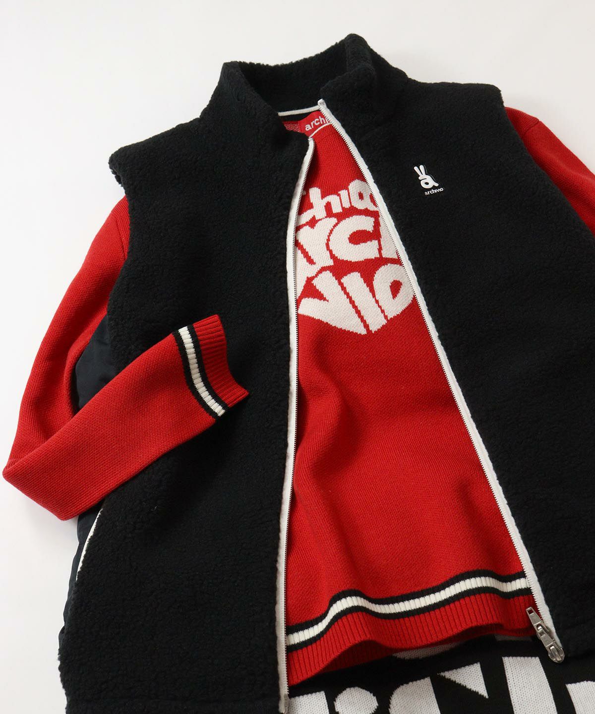 ウール混ハートロゴニット|アルチビオ-アウトレット- - ゴルフウェアや