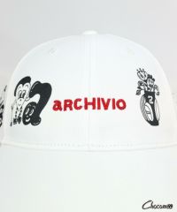 【ARCHIVIO×Chocomoo】キャップ(ホワイト)アップ