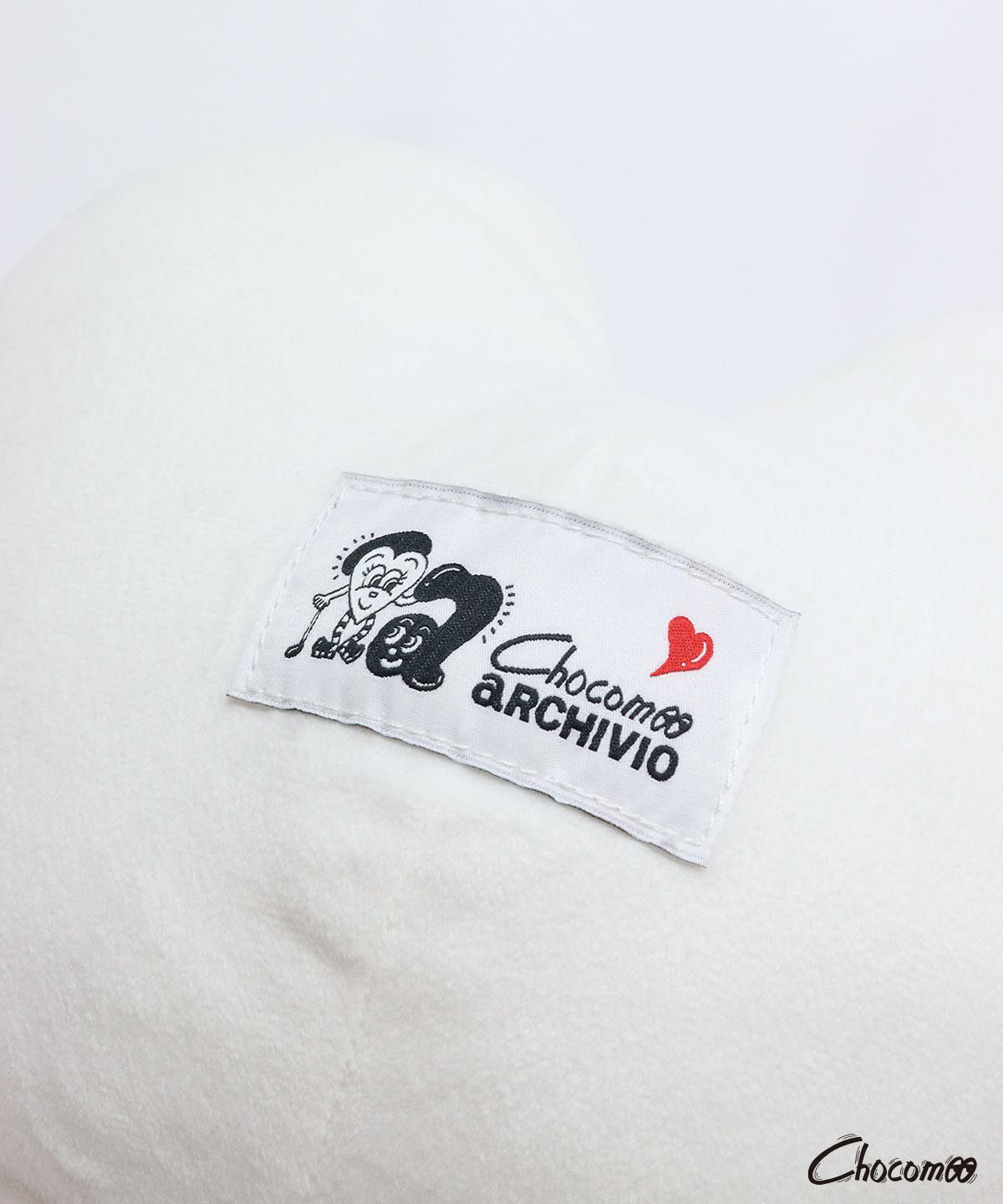 【ARCHIVIO×Chocomoo】人形型ヘッドカバー後ろタグアップ(ホワイト)