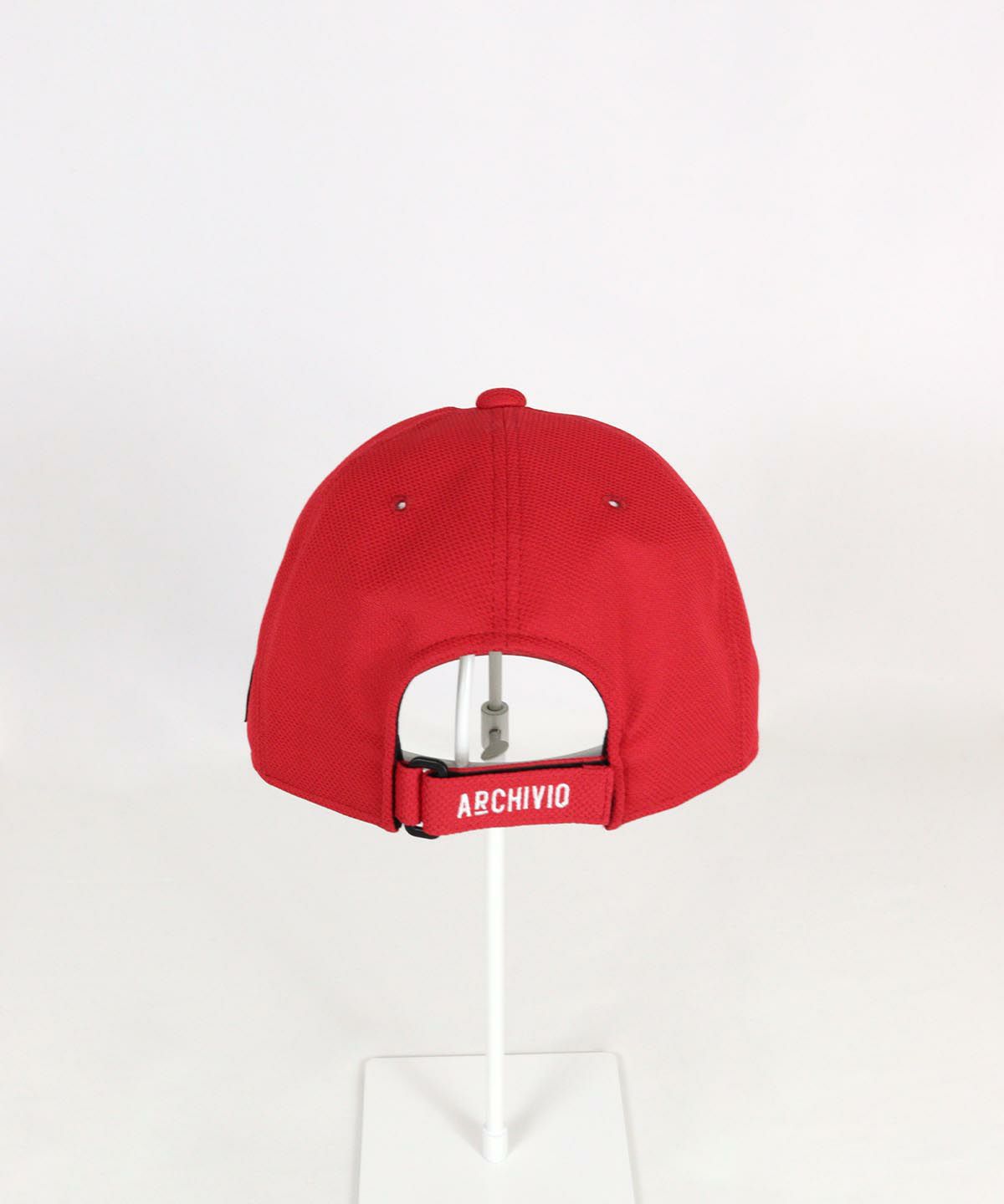 【メンズ】UV速乾キャップ後(レッド）