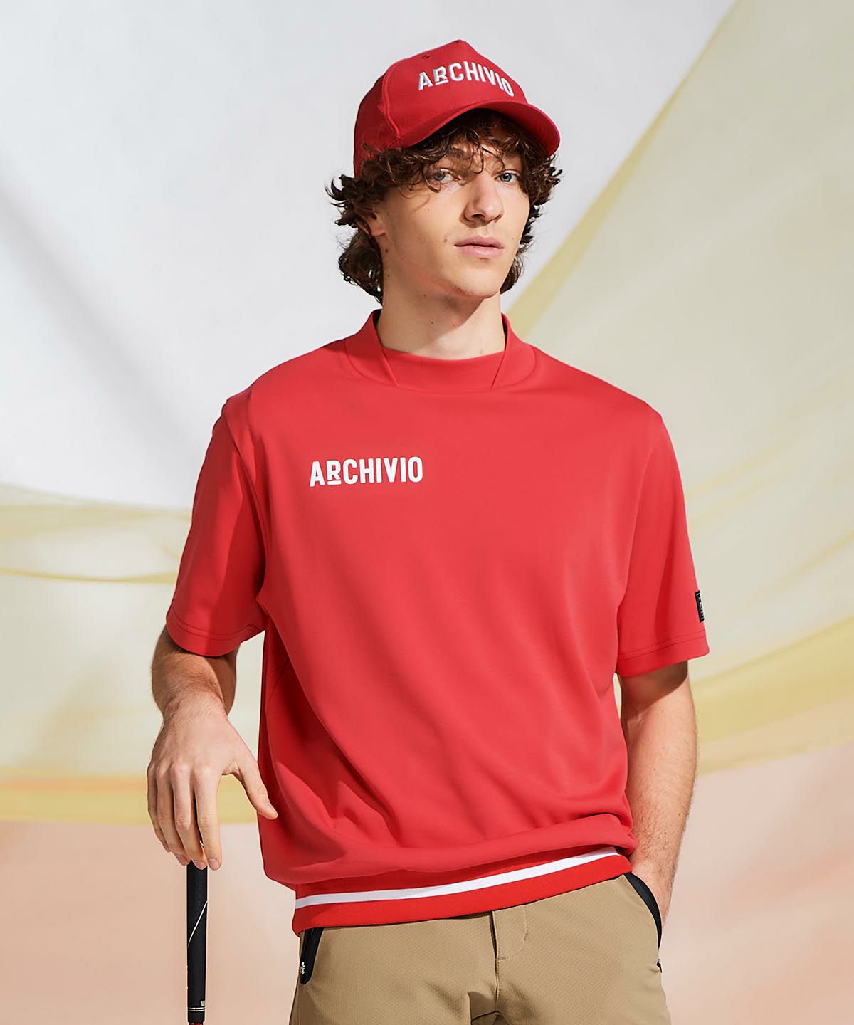 モデル着用画像（レッド）