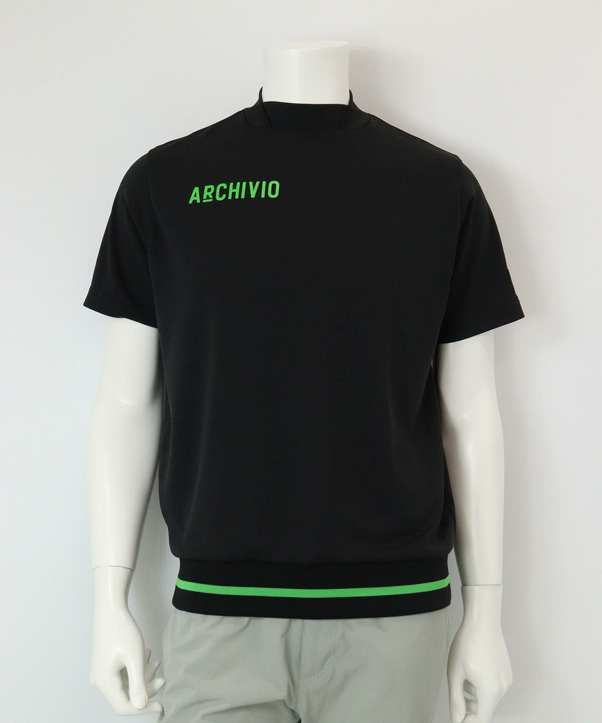 【メンズ】リブUVプルオーバー（ブラック）