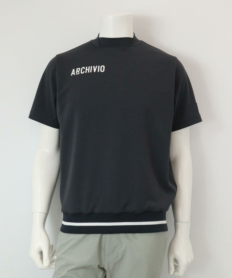 archivio アルチビオ UV速乾半袖プルオーバー モックネック サイズ40 archivio｜【アルチビオ公式】【メンズ】UV速乾モックネックプル