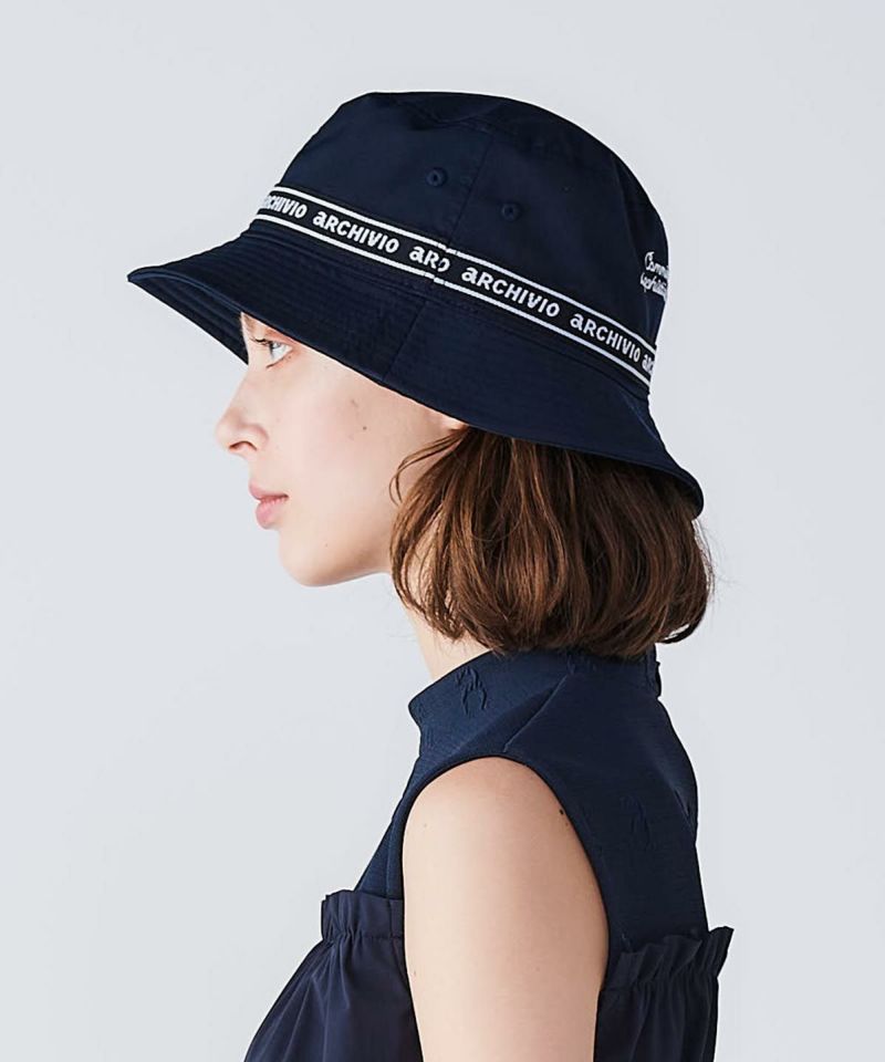 エンブレム風刺繍バケットハット|アルチビオ - ゴルフウェアや婦人服通販
