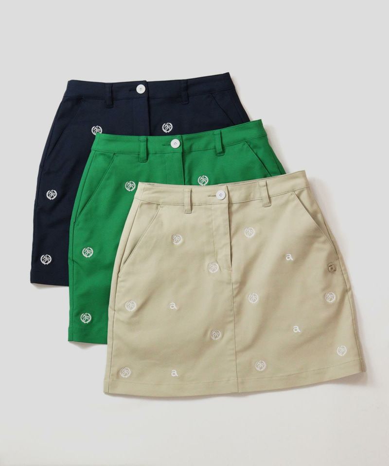 コットン混刺繍スカート|アルチビオ - ゴルフウェアや婦人服通販