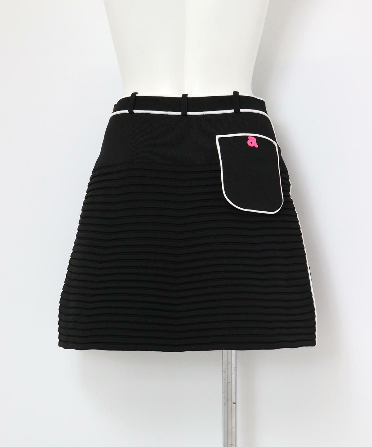 パイピングラインスカート後(ブラック)