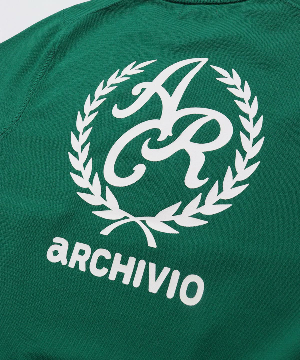 エンブレム風ロゴ プリント（グリーン）