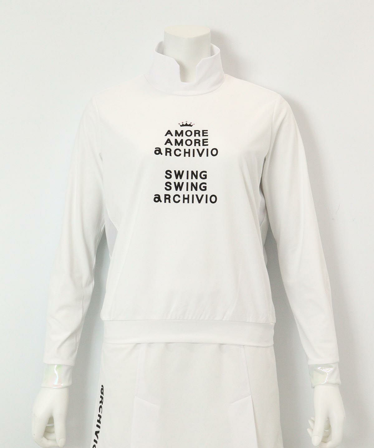 UV速乾オーロラ切替プルオーバー（ホワイト）