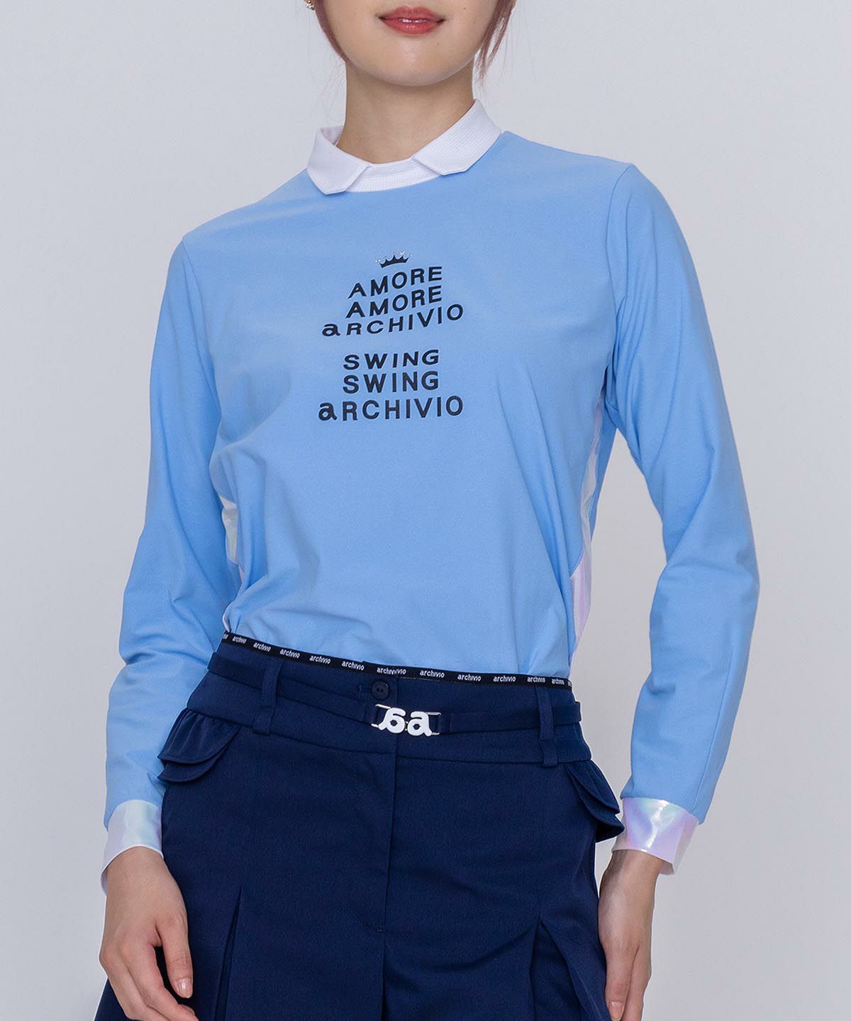 モデル着用画像（ライトブルー）