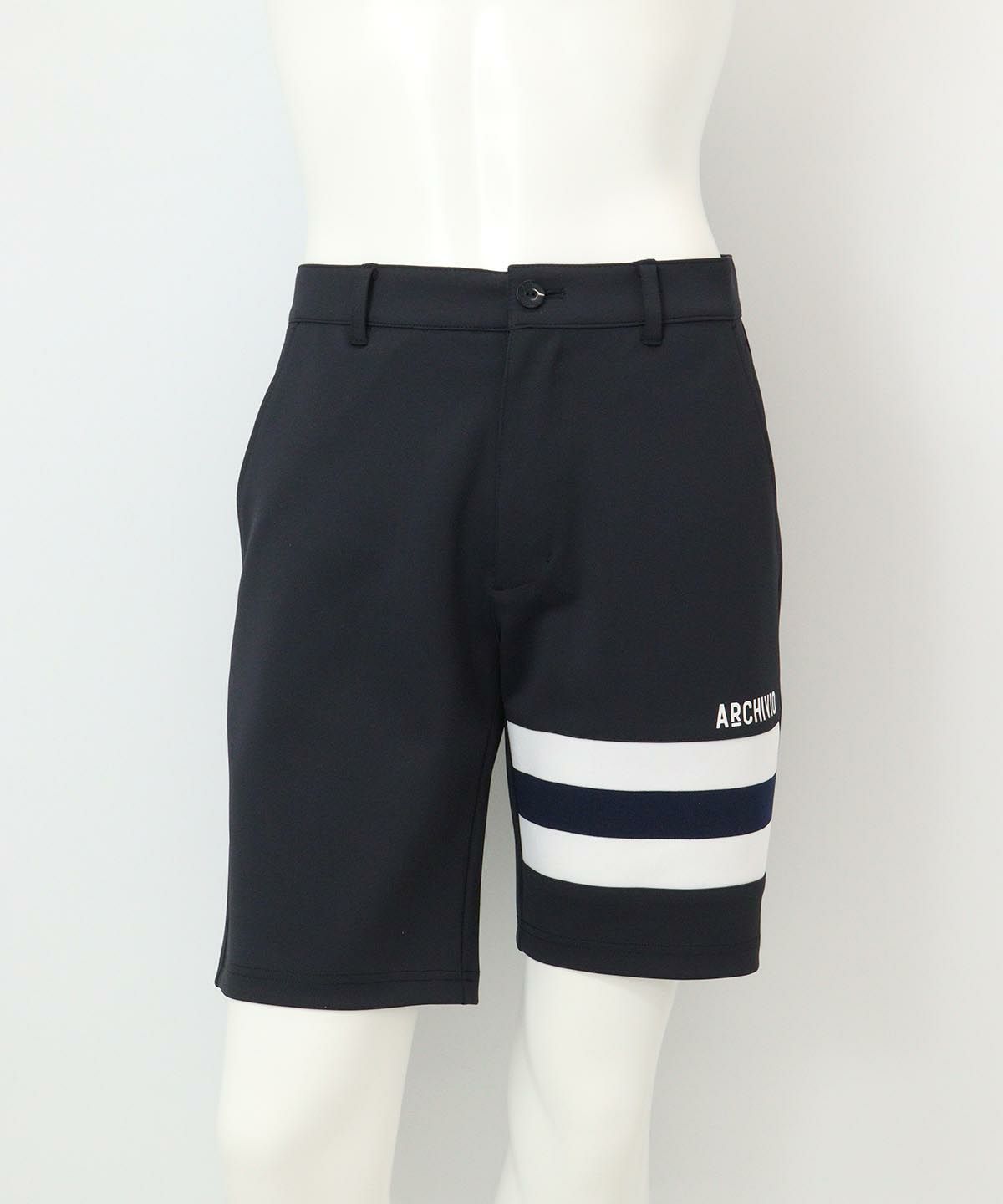 部分切替UV速乾ショートパンツ（ネイビー）
