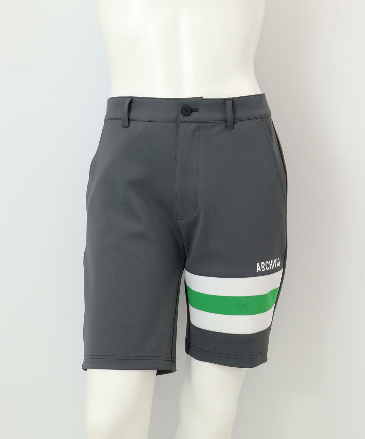部分切替UV速乾ショートパンツ（グレー）