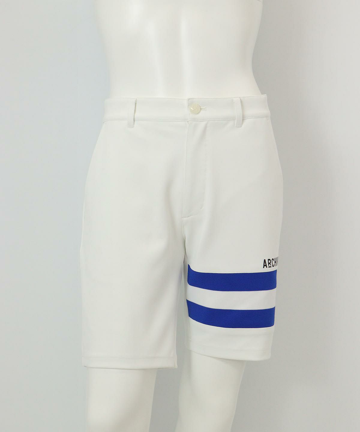 部分切替UV速乾ショートパンツ（ホワイト）