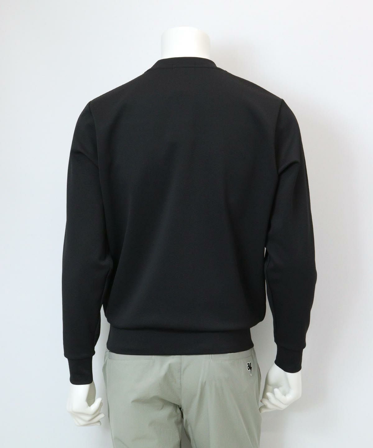 【メンズ】フロント切替UV速乾プルオーバー後（ネイビー）