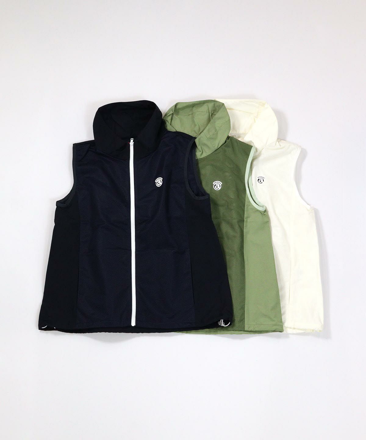 アルチビオ　⭐️ ２way タイプ バックティアードジップベスト|アルチビオ - ゴルフウェアや婦人服通販