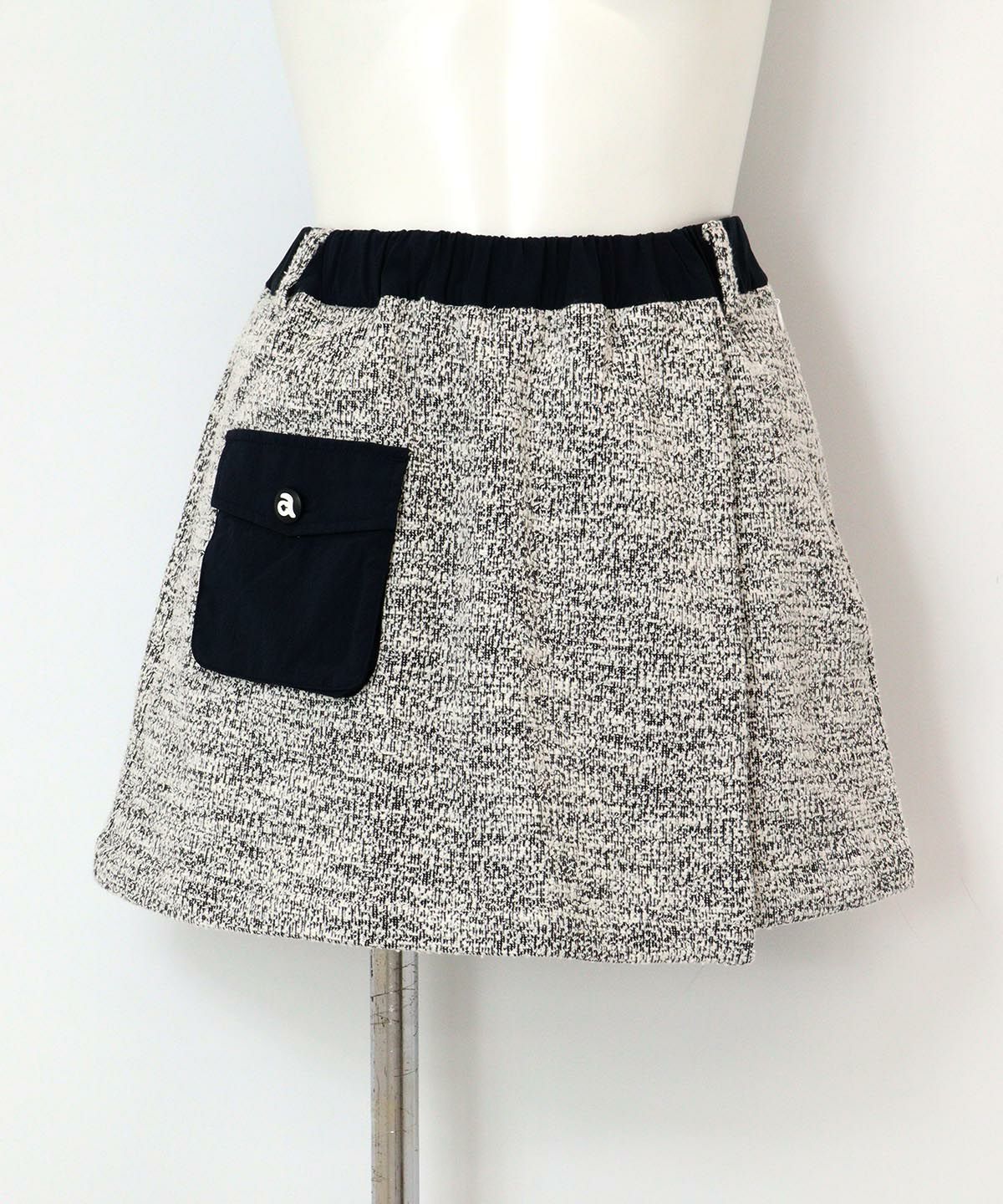 ツイード風ショートパンツ（ライトグレー）