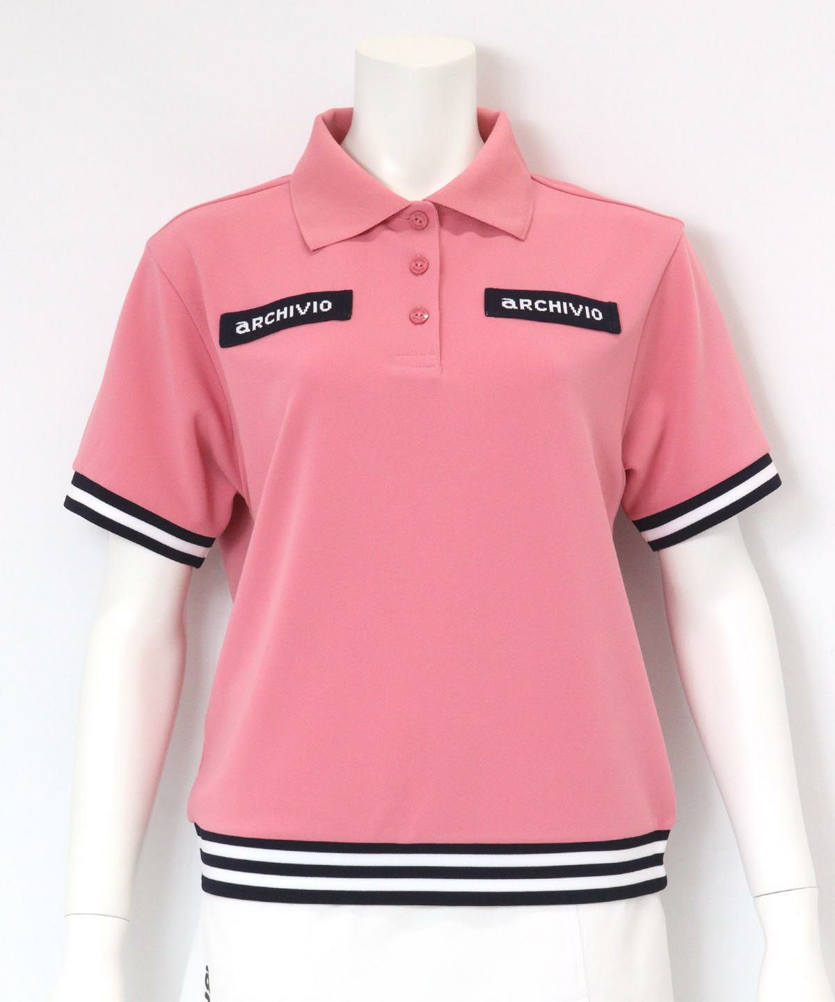 ライン切替UV冷感ポロシャツ|アルチビオ-アウトレット- - ゴルフウェア