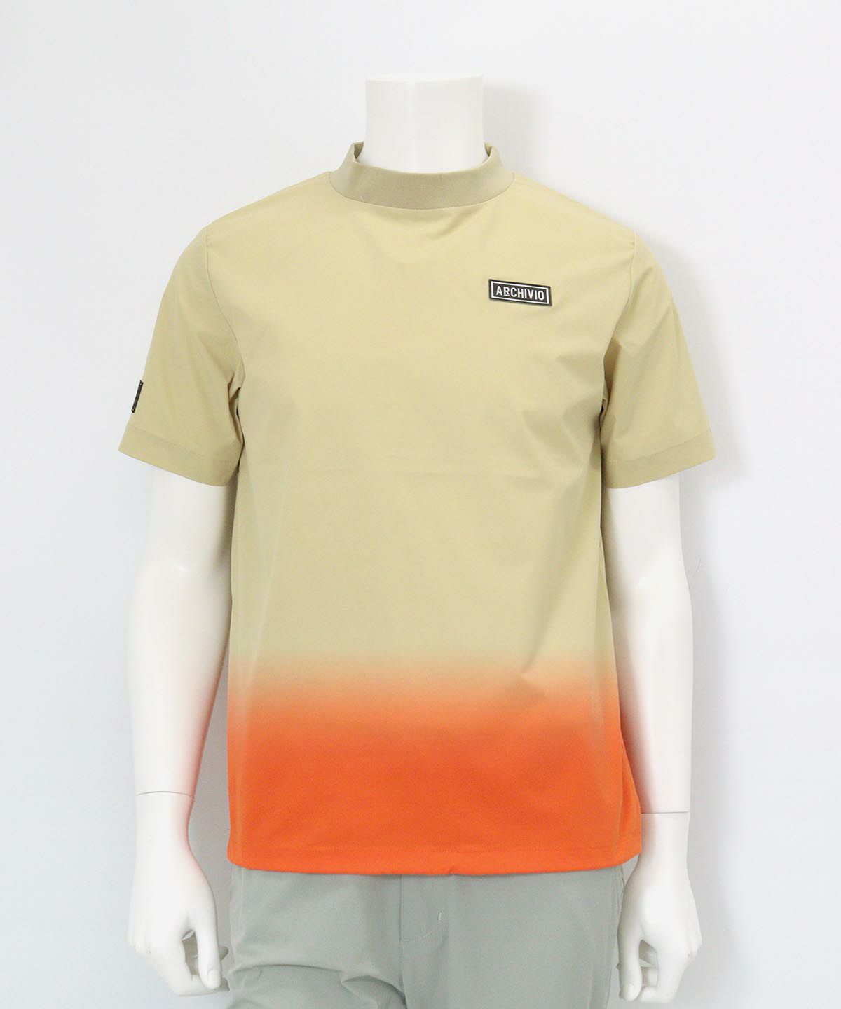 【メンズ】グラデーションプルオーバー(ベージュ)