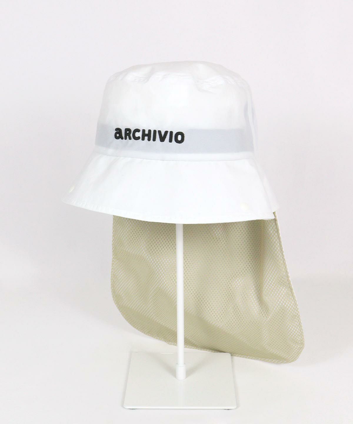 サンシェード付きハット（ホワイト）