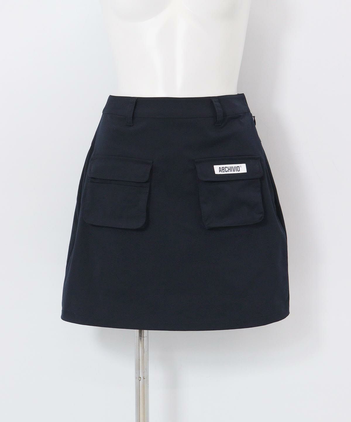 バックロゴプリーツ撥水スカート|アルチビオ - ゴルフウェアや婦人服通販