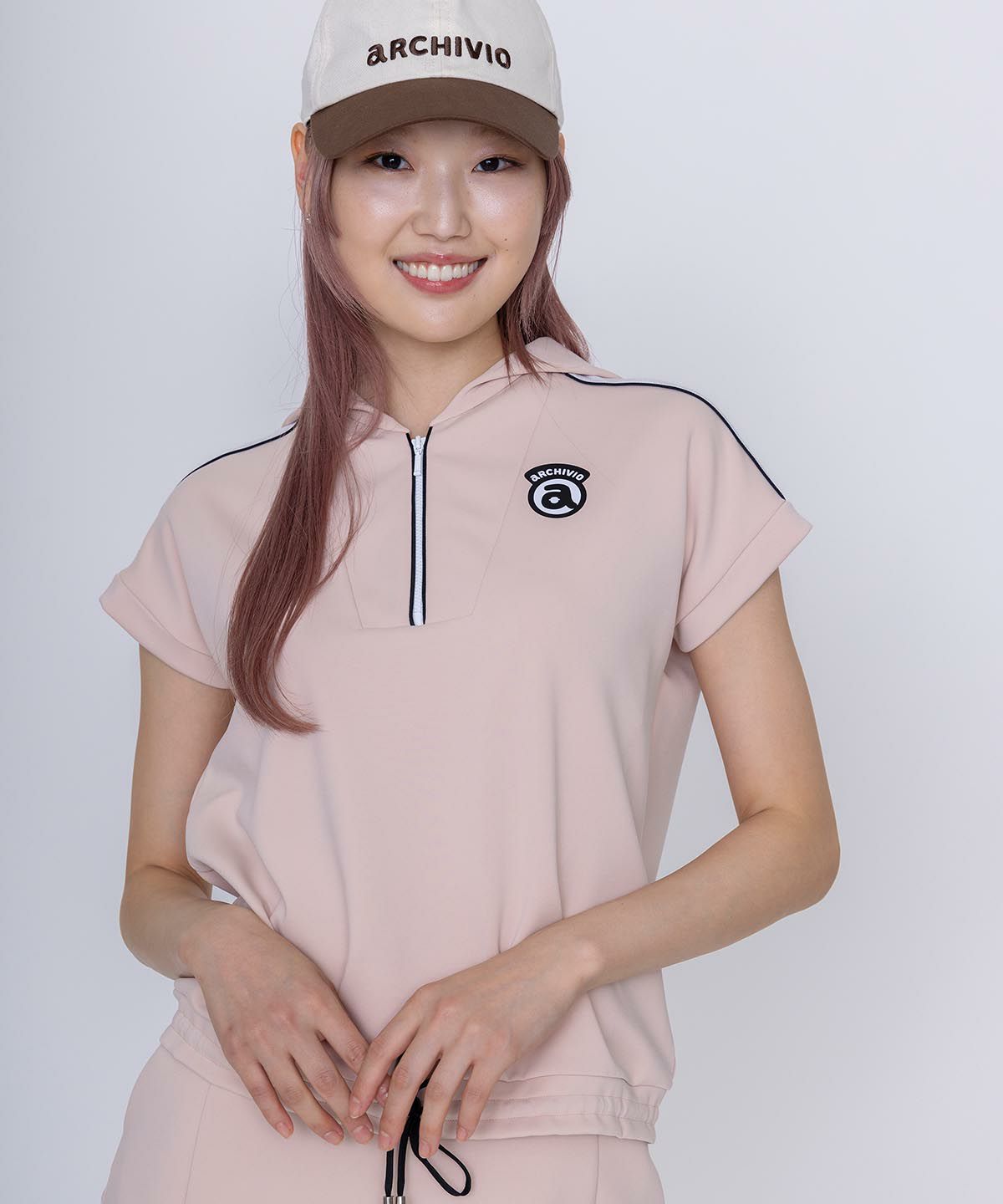 モデル着用画像（オレンジ）