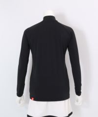 冷却素材ハイネックインナー後(ブラック）