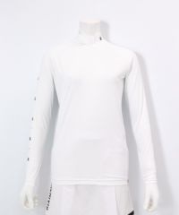 冷却素材ハイネックインナー(ホワイト）