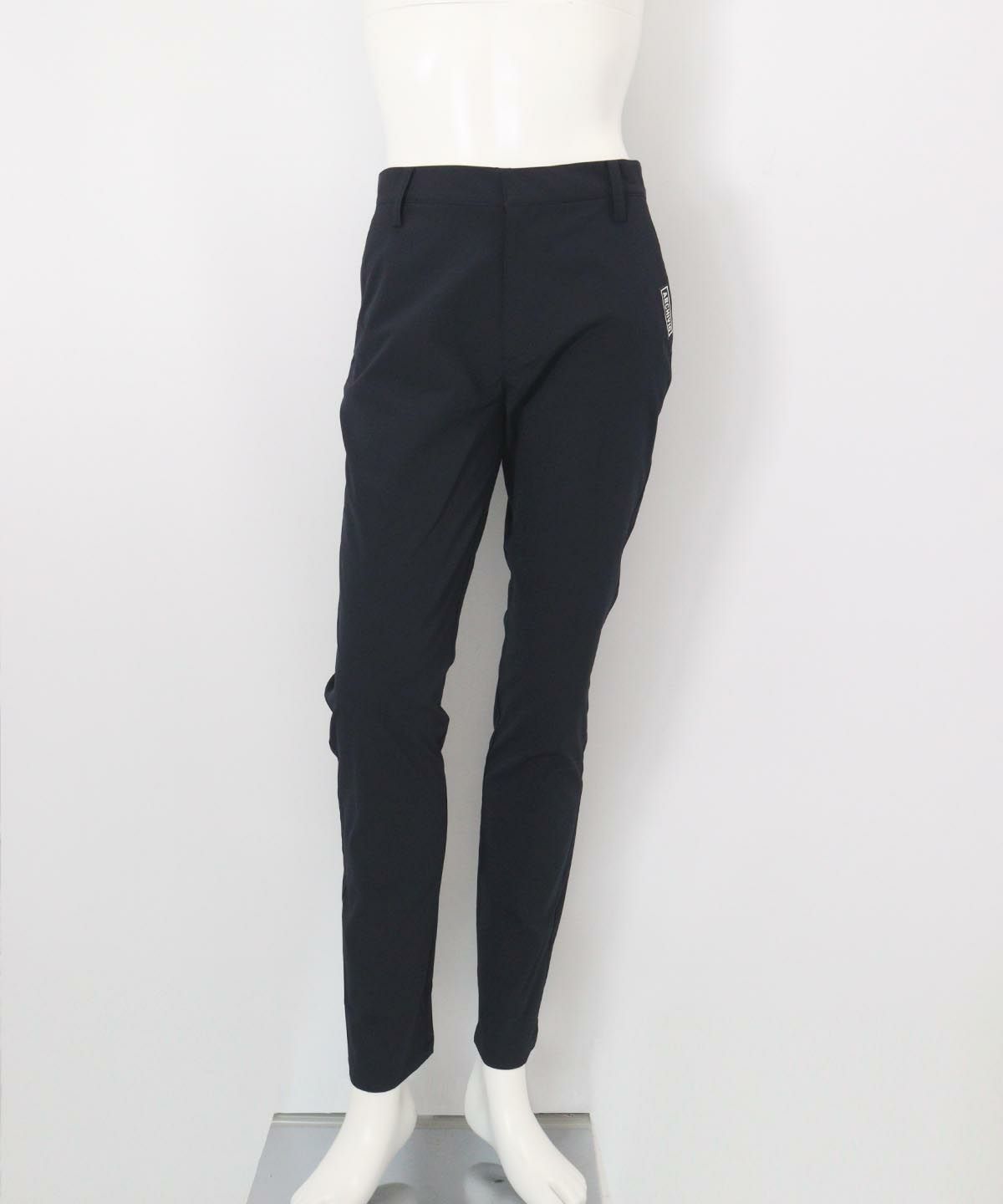 【メンズ】ピンストライプUV遮熱パンツ(ダークネイビー）