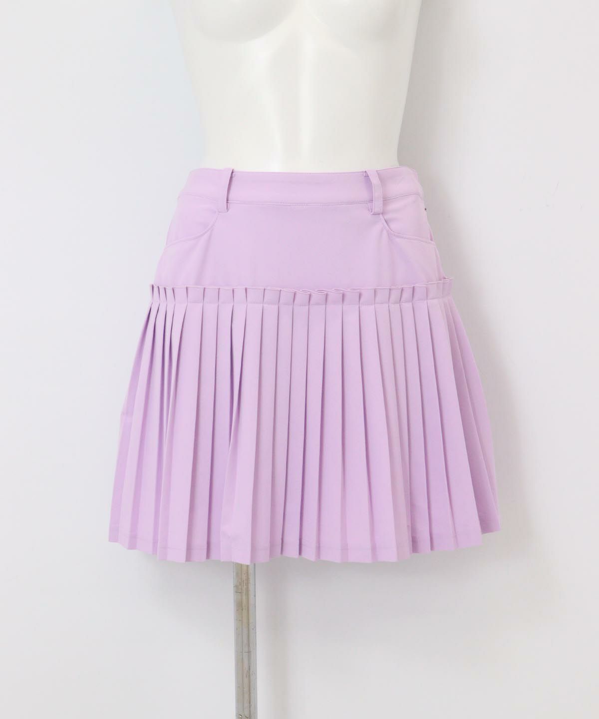 プリーツ切替UV速乾スカート(ライトパープル)