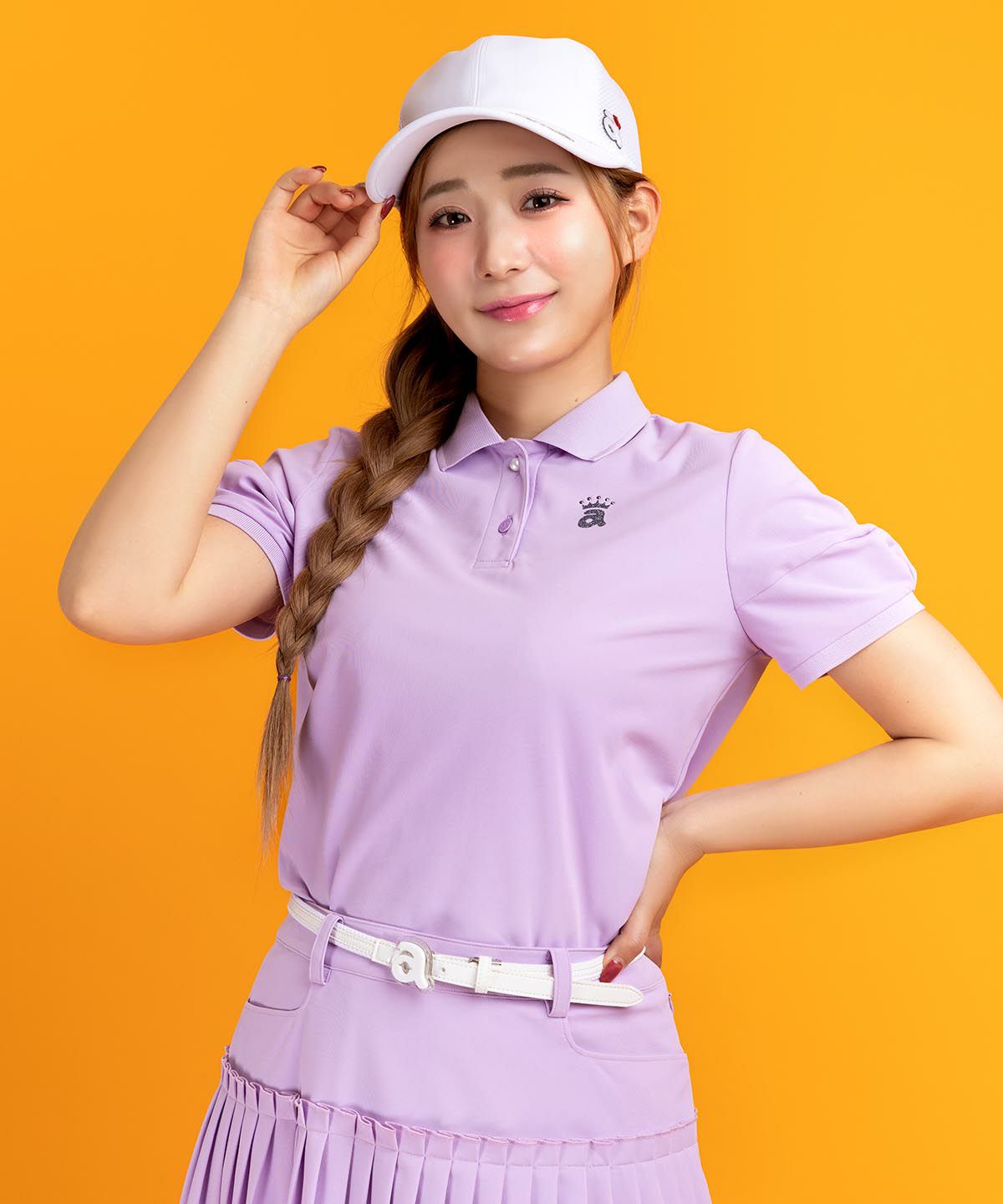 モデル着用画像（ライトパープル）