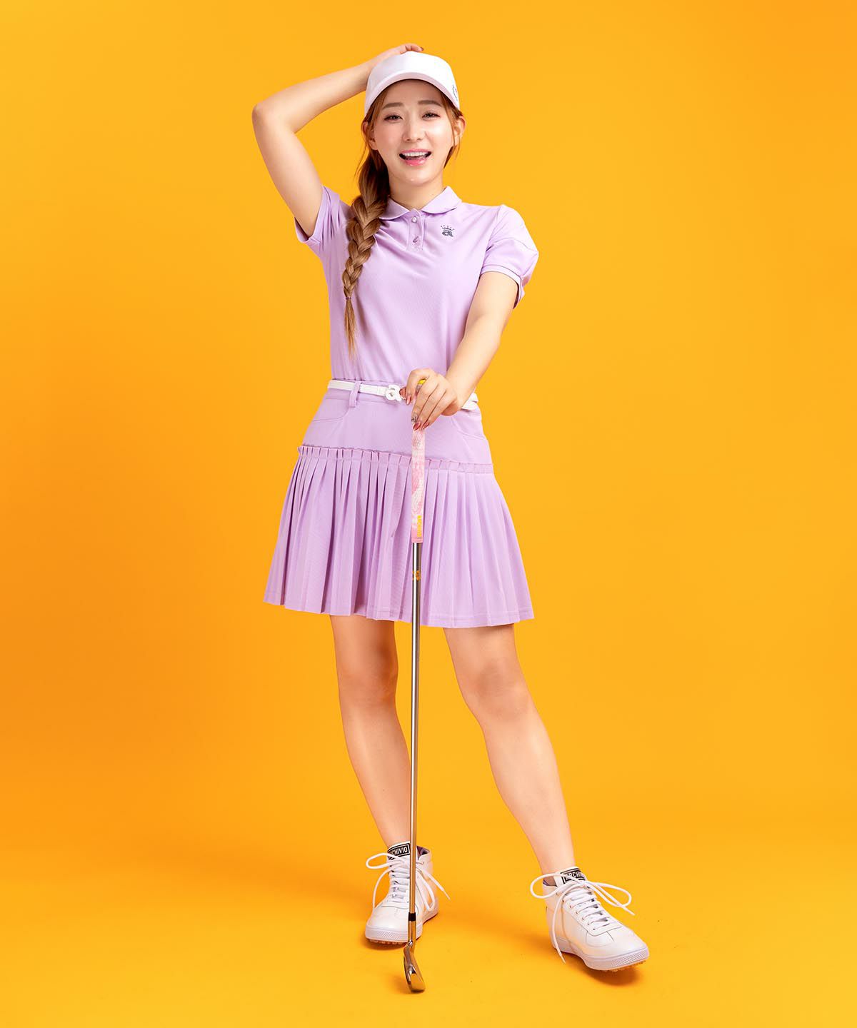 モデル着用画像（ライトパープル）