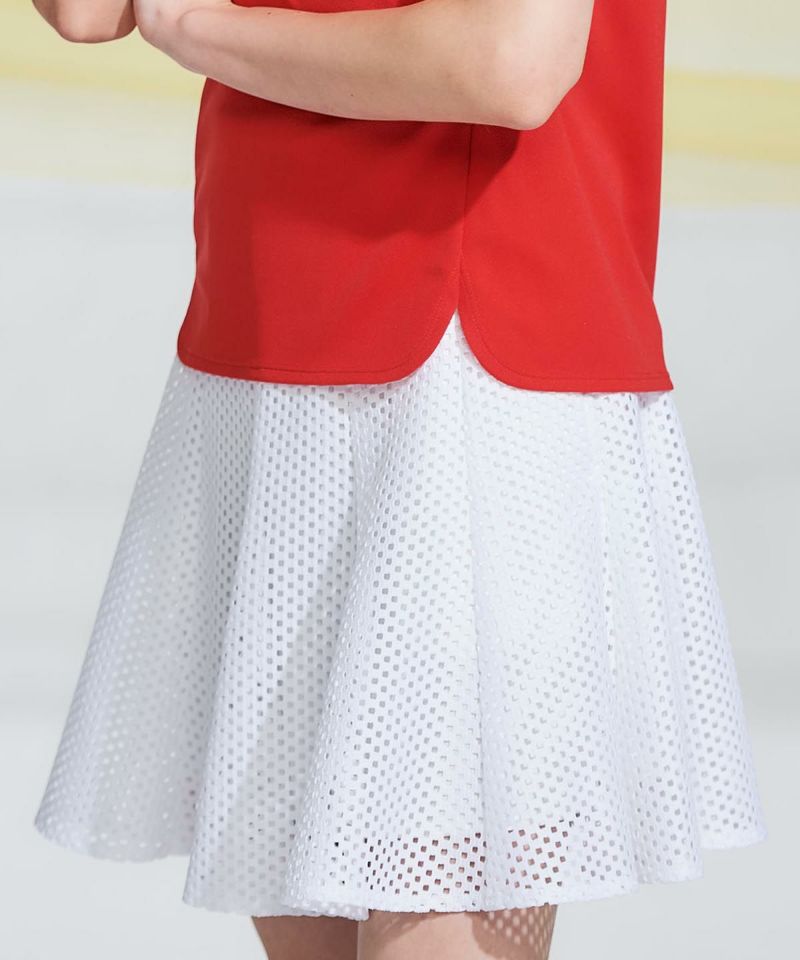 美品⛳️アルチビオ  パンツ一体型  フレアスカート  ゴルフスカート アンサネス 一体型ペチパンツ付バックフレアスカート ゴルフ
